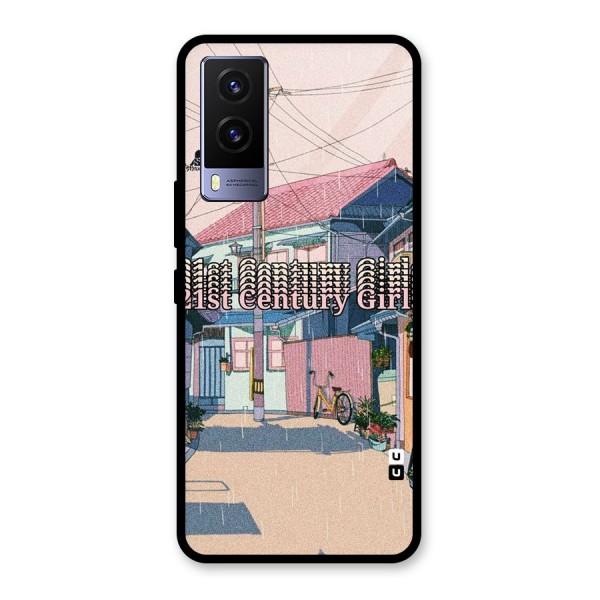 Century Girls Glass Back Case for Vivo V21e 5G