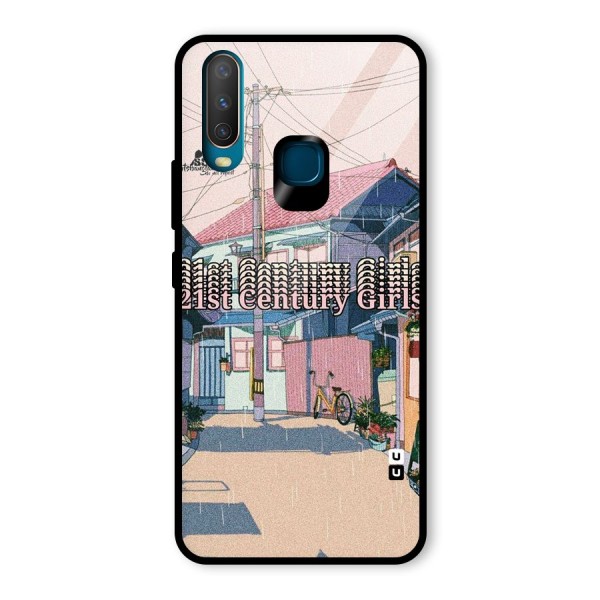 Century Girls Glass Back Case for Vivo Y12