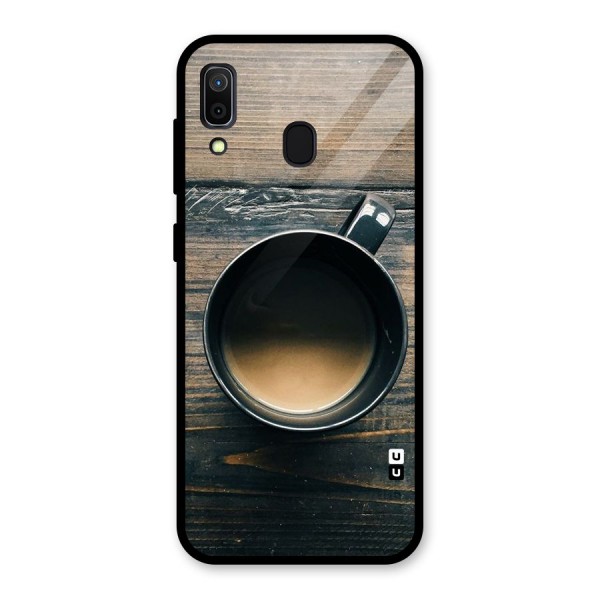 Chai On Wood Glass Back Case for Galaxy A30