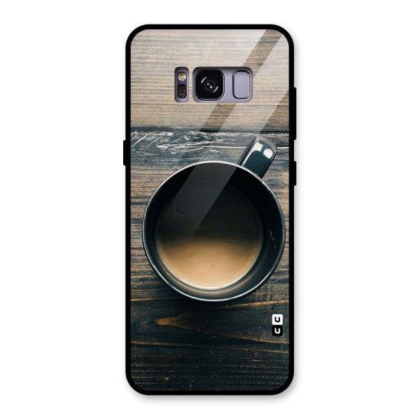 Chai On Wood Glass Back Case for Galaxy S8