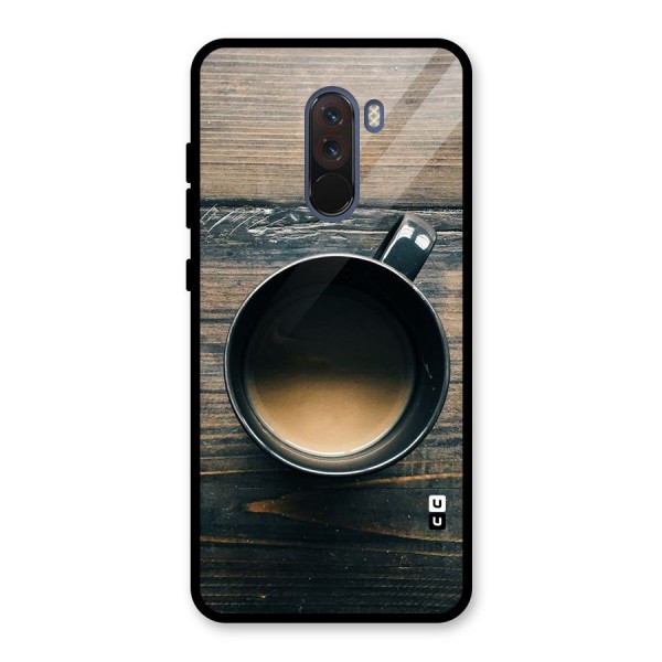 Chai On Wood Glass Back Case for Poco F1