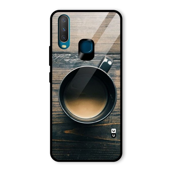 Chai On Wood Glass Back Case for Vivo Y12