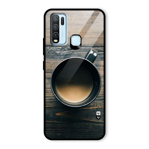 Chai On Wood Glass Back Case for Vivo Y30