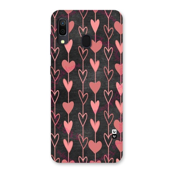 Chain Of Hearts Back Case for Galaxy A20