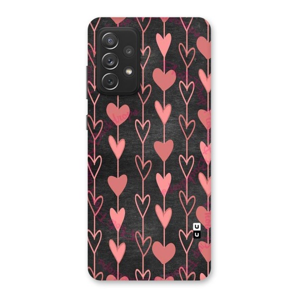 Chain Of Hearts Back Case for Galaxy A72