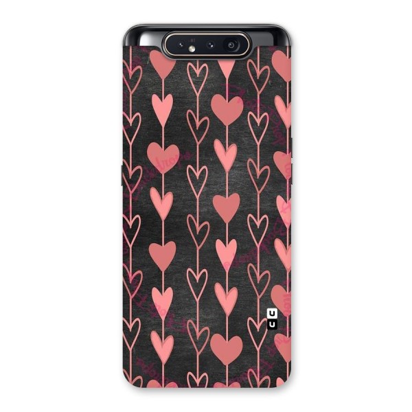 Chain Of Hearts Back Case for Galaxy A80