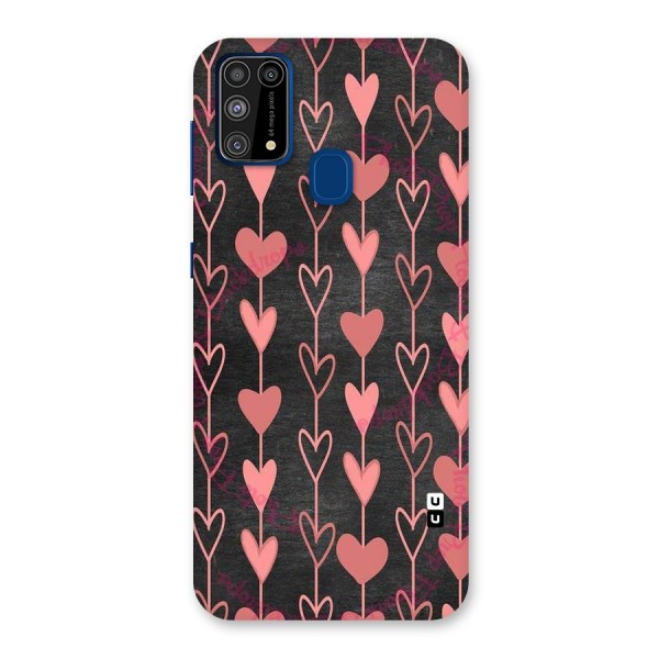 Chain Of Hearts Back Case for Galaxy F41