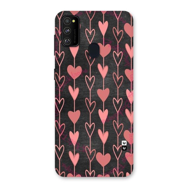 Chain Of Hearts Back Case for Galaxy M21