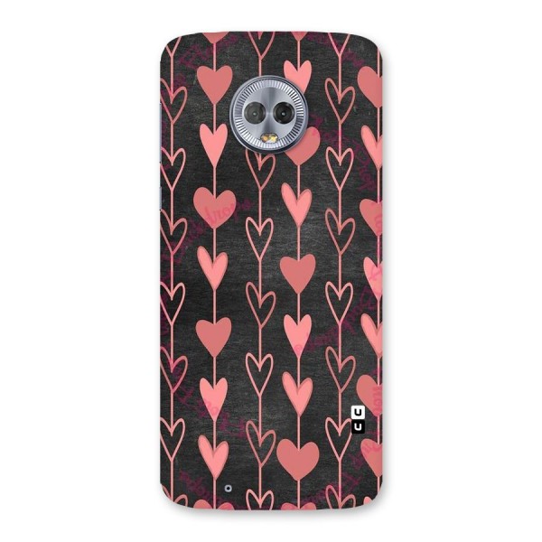 Chain Of Hearts Back Case for Moto G6