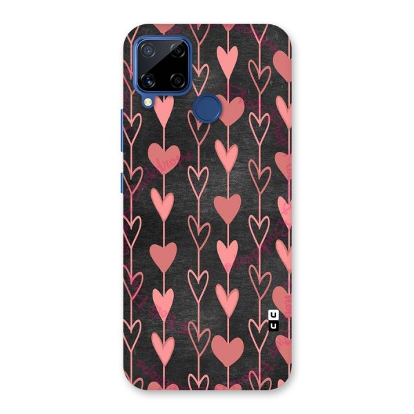 Chain Of Hearts Back Case for Realme C12