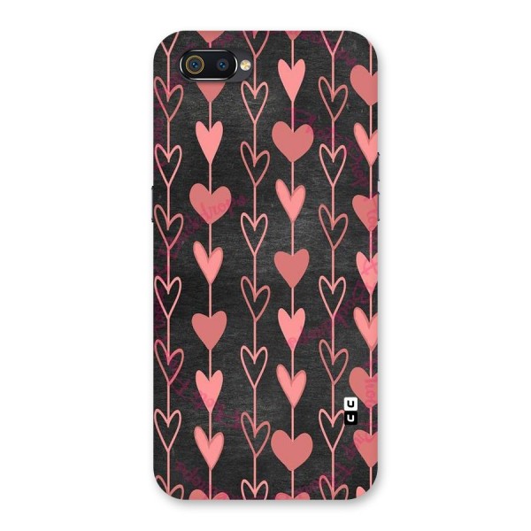 Chain Of Hearts Back Case for Realme C2