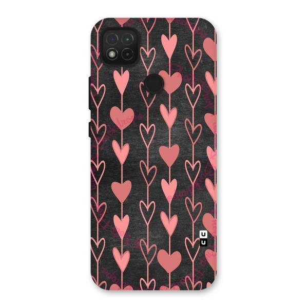 Chain Of Hearts Back Case for Redmi 9C