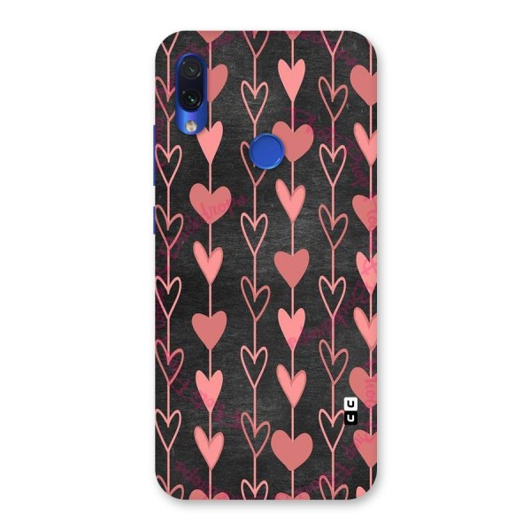 Chain Of Hearts Back Case for Redmi Note 7