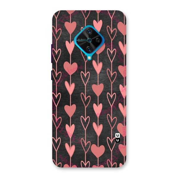 Chain Of Hearts Back Case for Vivo S1 Pro