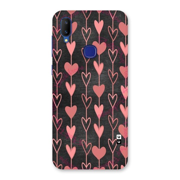 Chain Of Hearts Back Case for Vivo V11