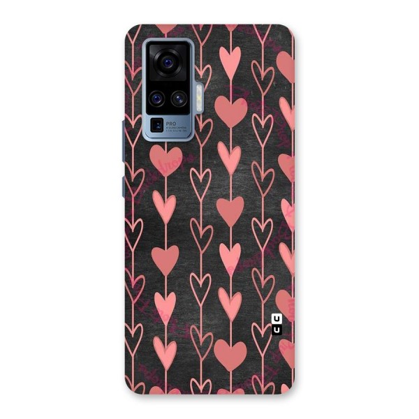 Chain Of Hearts Back Case for Vivo X50 Pro