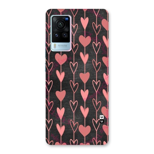 Chain Of Hearts Back Case for Vivo X60 Pro