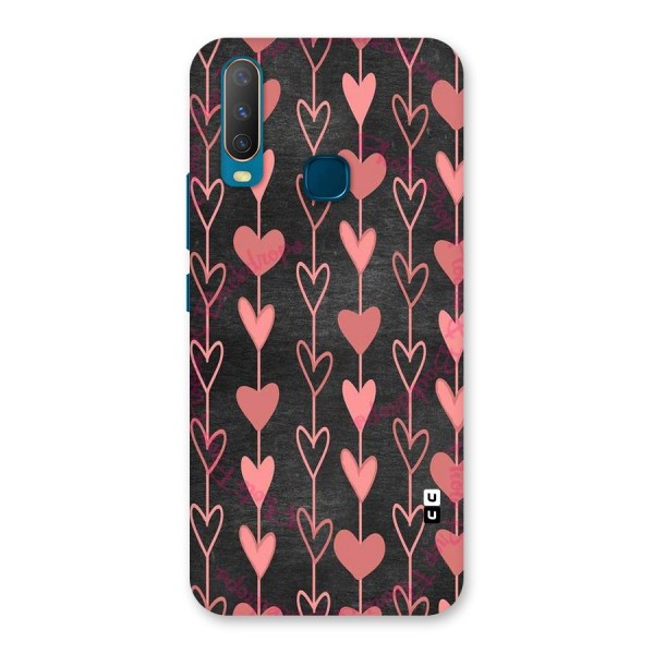 Chain Of Hearts Back Case for Vivo Y17