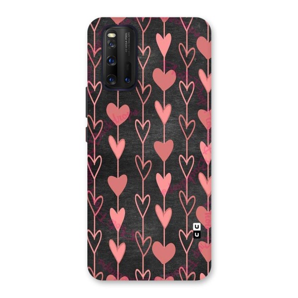 Chain Of Hearts Back Case for Vivo iQOO 3