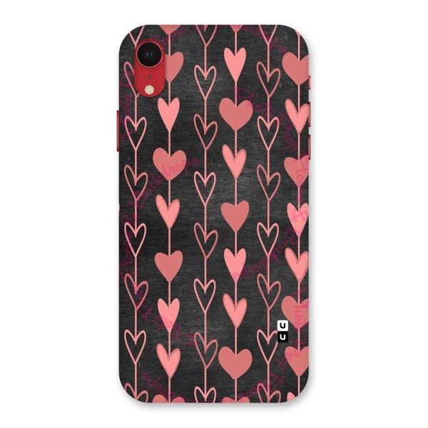 Chain Of Hearts Back Case for iPhone XR