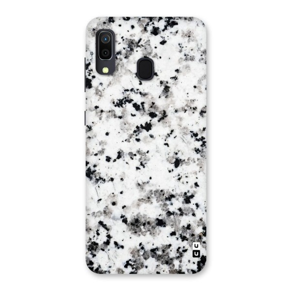 Charcoal Spots Marble Back Case for Galaxy A20