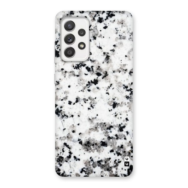 Charcoal Spots Marble Back Case for Galaxy A52