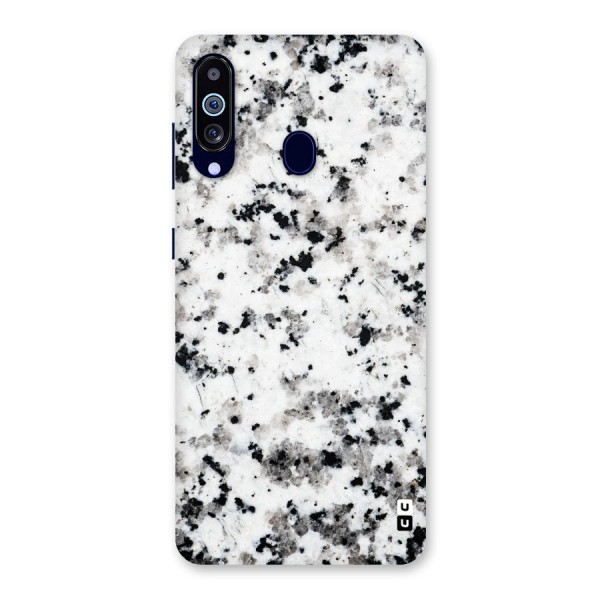 Charcoal Spots Marble Back Case for Galaxy A60