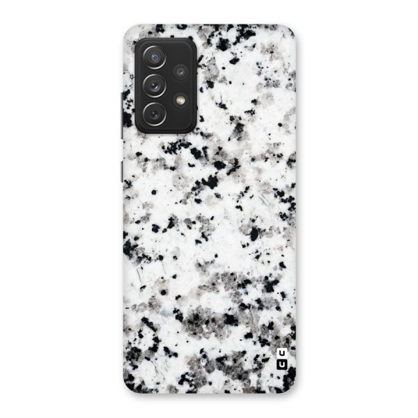 Charcoal Spots Marble Back Case for Galaxy A72