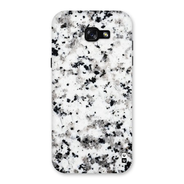 Charcoal Spots Marble Back Case for Galaxy A7 (2017)