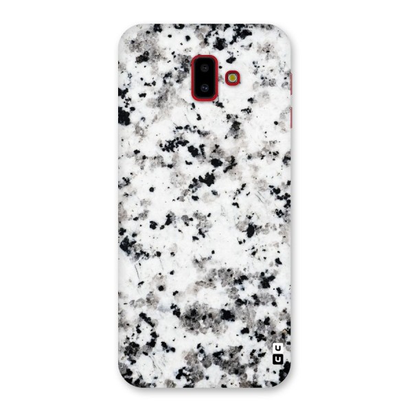 Charcoal Spots Marble Back Case for Galaxy J6 Plus