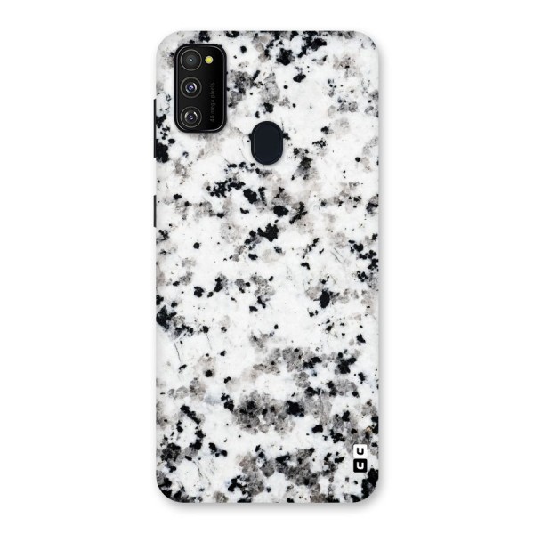 Charcoal Spots Marble Back Case for Galaxy M21