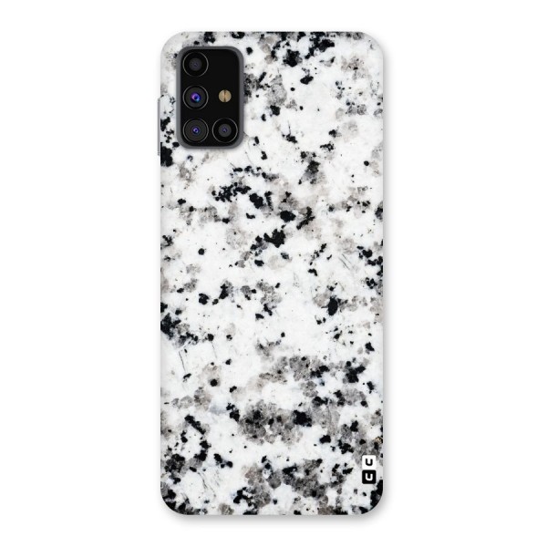 Charcoal Spots Marble Back Case for Galaxy M31s