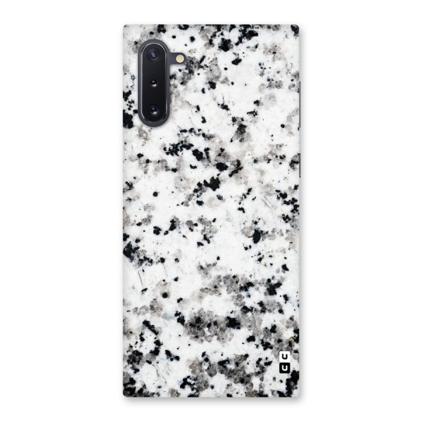 Charcoal Spots Marble Back Case for Galaxy Note 10