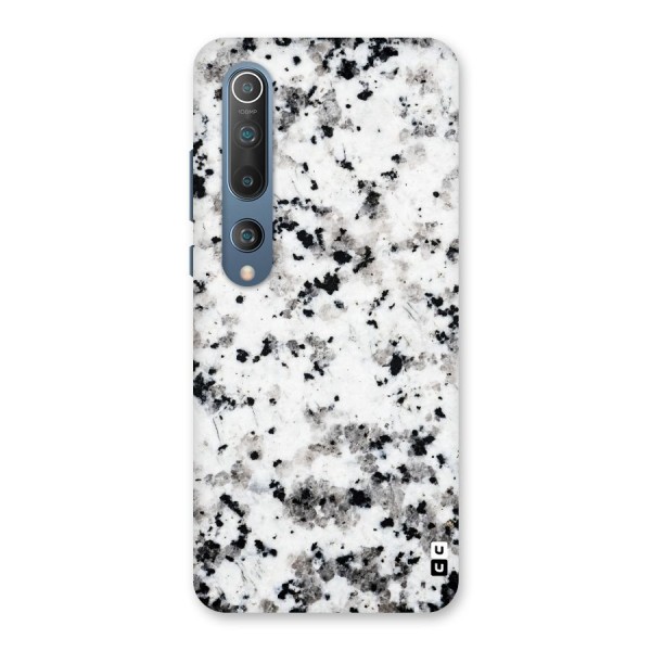 Charcoal Spots Marble Back Case for Mi 10