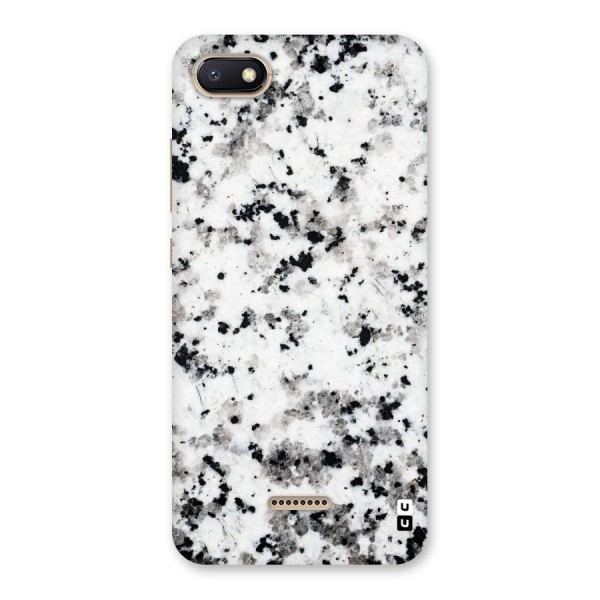 Charcoal Spots Marble Back Case for Redmi 6A