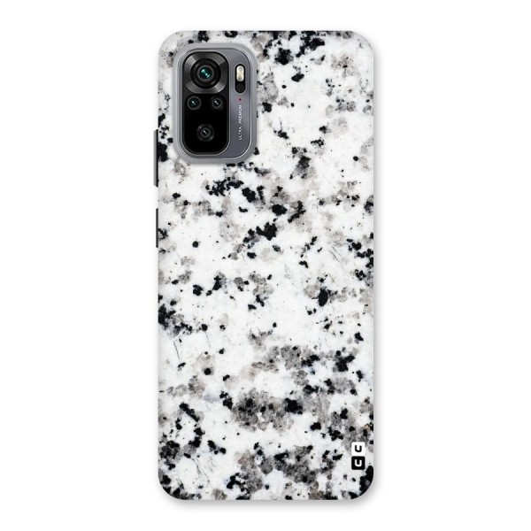 Charcoal Spots Marble Back Case for Redmi Note 10