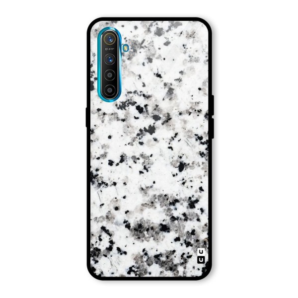 Charcoal Spots Marble Glass Back Case for Realme XT