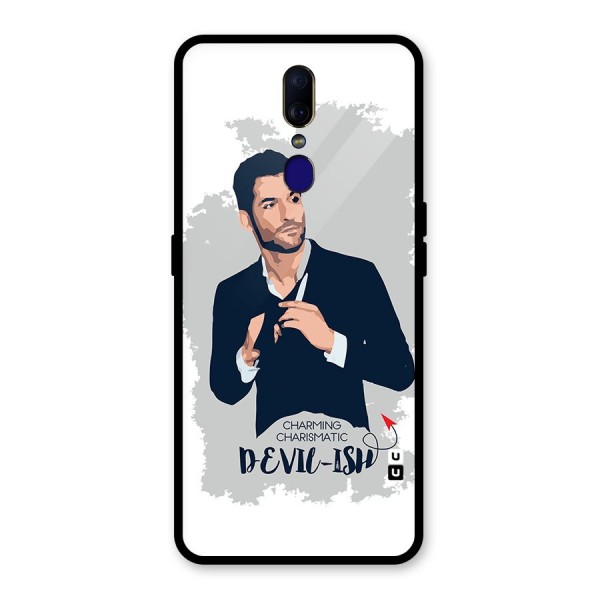 Charming Charismatic Lucifer Glass Back Case for Oppo F11