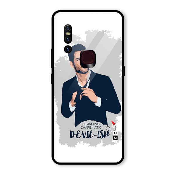 Charming Charismatic Lucifer Glass Back Case for Vivo V15