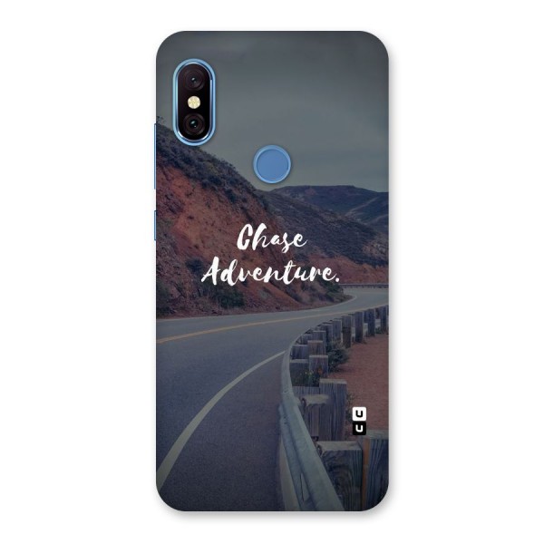 Chase Adventure Back Case for Redmi Note 6 Pro