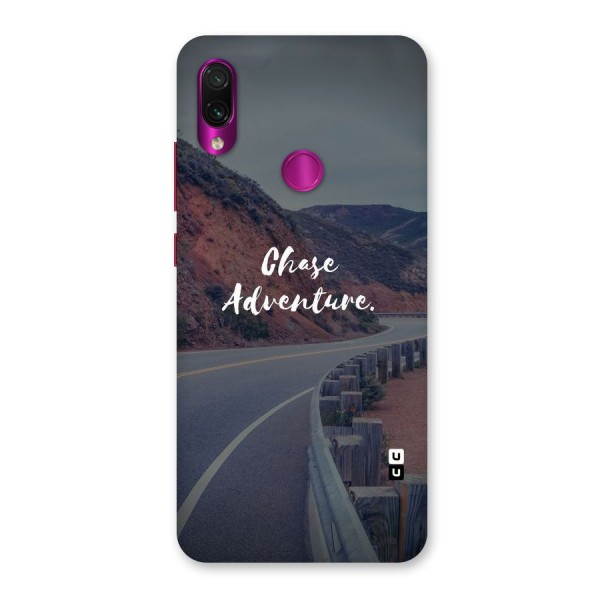 Chase Adventure Back Case for Redmi Note 7 Pro