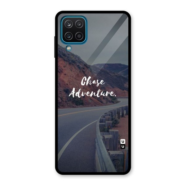 Chase Adventure Glass Back Case for Galaxy A12