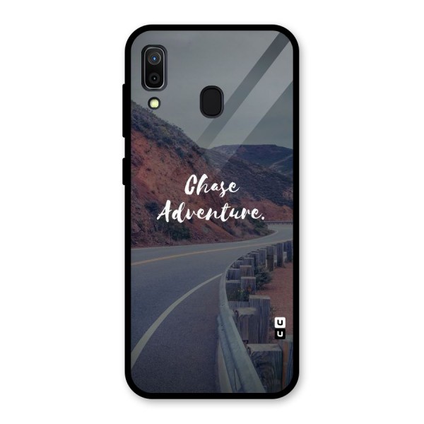 Chase Adventure Glass Back Case for Galaxy A30