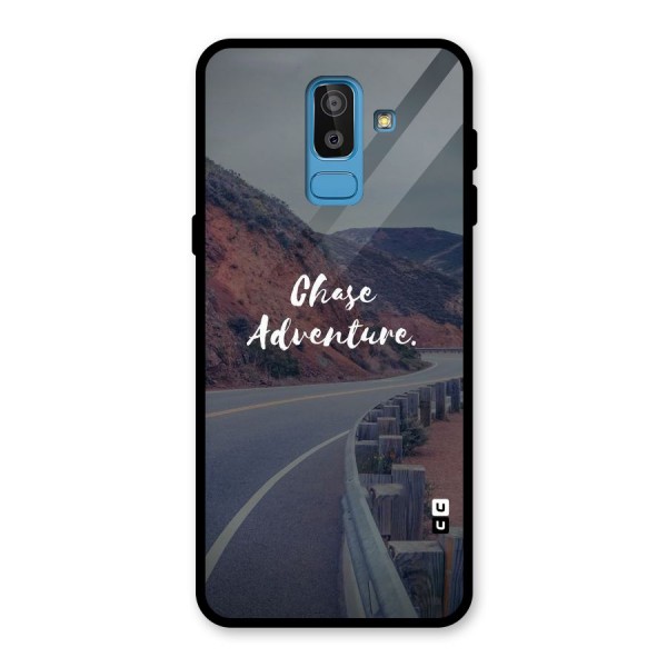 Chase Adventure Glass Back Case for Galaxy J8