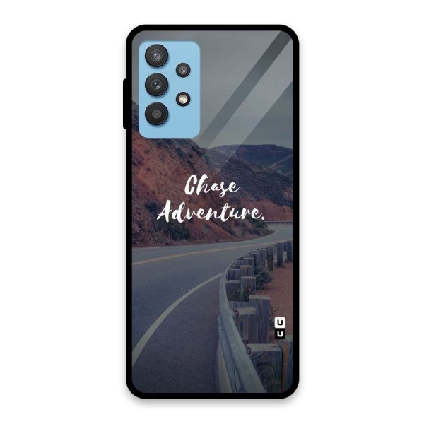 Chase Adventure Glass Back Case for Galaxy M32 5G