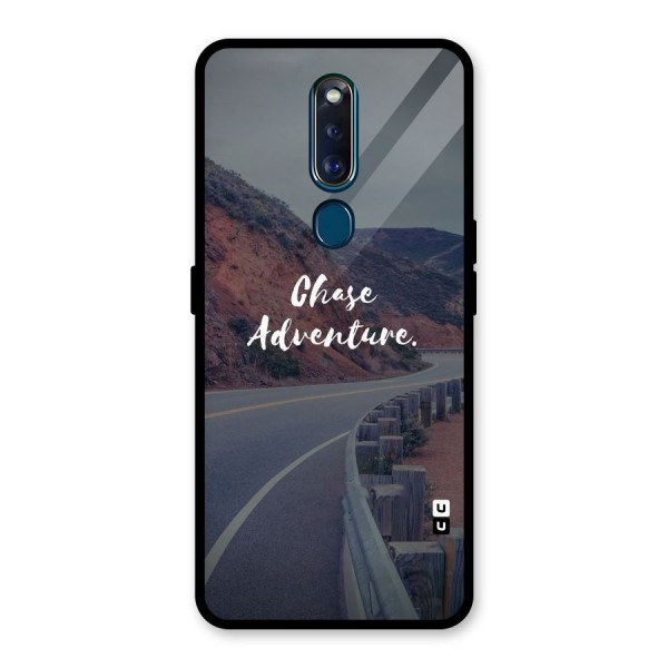 Chase Adventure Glass Back Case for Oppo F11 Pro