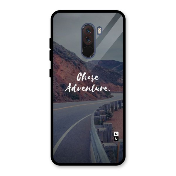 Chase Adventure Glass Back Case for Poco F1