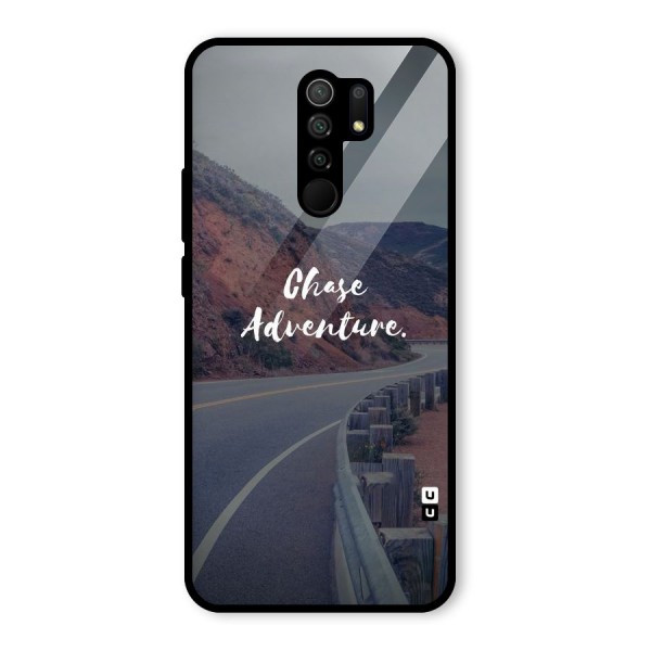 Chase Adventure Glass Back Case for Redmi 9 Prime