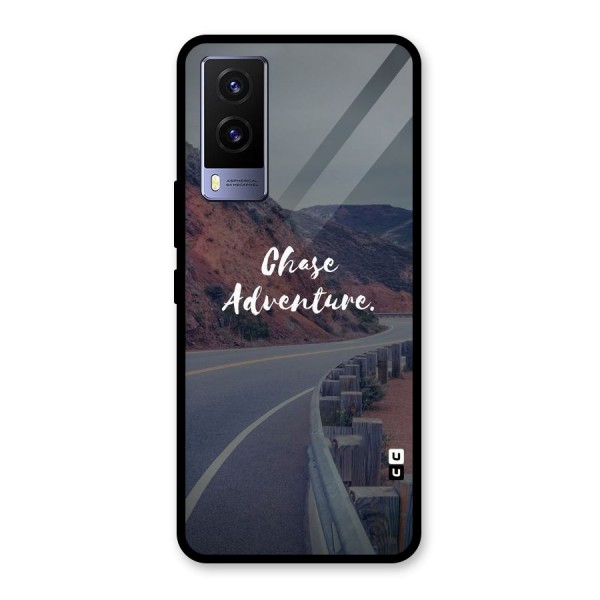 Chase Adventure Glass Back Case for Vivo V21e 5G