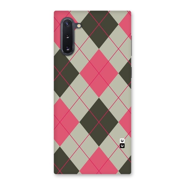 Check And Lines Back Case for Galaxy Note 10